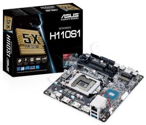 Płyta serwerowa Asus H110S1 H110S1 ( LGA 1151 ; 2x DDR4 SO-DIMM ; Mini STX )