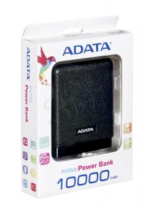 Powerbank Adata PV150 ( 10000mAh micro USB,USB czarny )