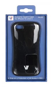 Etui do telefonu V7 Extreme Guard (4\" do iPhone 5s/5 czarny)