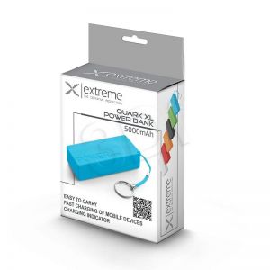 Powerbank Extreme QUARK XL XMP102B ( 5000mAh micro USB,USB NIEBIESKI )