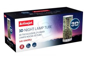 Activejet Lampa nocna 3D E27 AJE-SINOPE 2,srebrny