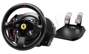 Kierownica Thrustmaster T300 Ferrari GTE Wheel 4160609 ( PC PS3 PS4 ; podstawa z pedałami łopatki do