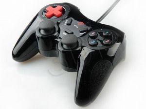 Gamepad Natec P33 ( PC czarno-czerwony )