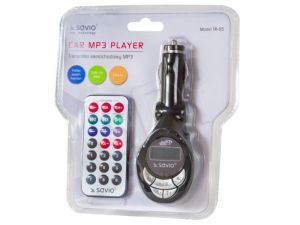Savio Transmiter FM TR-05 (AUX,USB SD czarny)