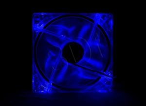 WENTYLATOR MODECOM 140x140x25mm 4 PIN MOLEX BLUE LE