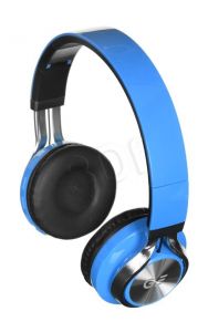 Słuchawki nauszne z mikrofonem Garett S3 (niebiesko-czarne Bluetooth)