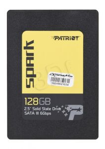 Dysk SSD Patriot Memory PSK128GS25SSDR ( SSD 128GB ; 2.5\" ; SATA III )
