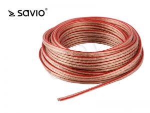 Kabel Savio CLS-04 ( PVC 20m linka głośnikowy )