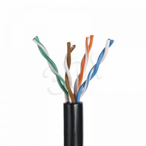 Kabel UTP Q-Lantec KIU5OUTS305Q ( kat.5e PVC 305m drut zewnętrzny )