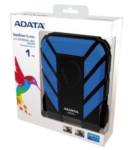 Dysk zewnętrzny ADATA DashDrive Durable HD710 AHD710-1TU3-CBL ( HDD 1TB ; 2.5