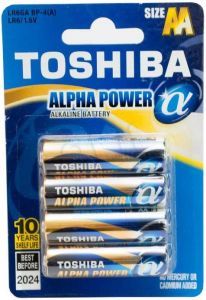 Baterie alkaliczne Toshiba LR6GA BP-4(A) ultra blister 4 szt.