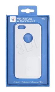 Etui do telefonu V7 High Gloss Case (4\" do iPhone 5s/5 biały)