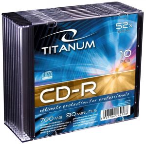 CD-R Titanum 2028 700MB 52x 10szt. slim