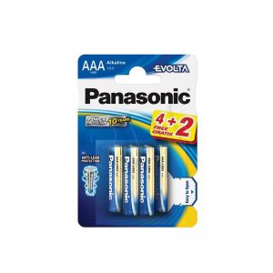 Panasonic Bateria alkaliczna AAA Evolta LR03EGE/6BP blister 6szt.