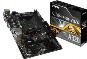 Płyta główna MSI A320M PRO-VD/S ( AM4 ; 2x DDR4 DIMM ; Micro ATX )