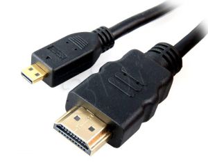 KABEL POŁĄCZENIOWY HDMI-micro HDMI (A-D) v1.4 1M