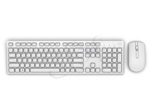 Zestaw klawiatura + mysz Dell KM636 C0463590 ( biały )