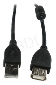 Kabel Gembird ( USB A - USB A F-M 1.8m czarny )