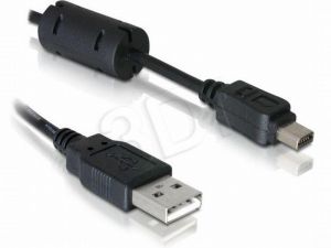 Kabel Delock ( mini USB - 12pin Olympus M-M 1m czarny )