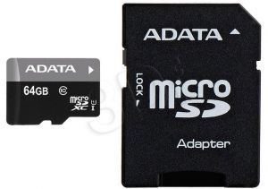 Adata micro SDXC PREMIER 64GB Class 10 + Adapter microSD-SD