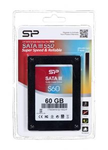Dysk SSD Silicon Power S60 SP060GBSS3S60S25 ( SSD 60GB ; 2.5\" ; SATA III )