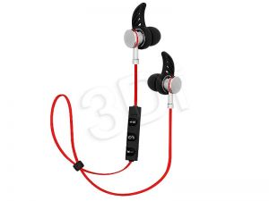 Słuchawki douszne z mikrofonem Blow SPORT-FIT (czerwono-czarny Bluetooth)