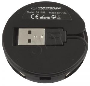 Hub USB ESPERANZA EA135B ( 4x USB 2.0 ; niebieski )