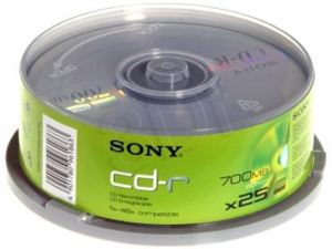 CD-R Sony 25CDQ80SP 700MB 48x 25szt. cake