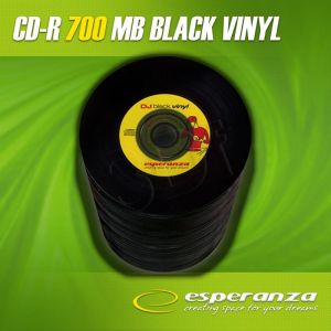 CD-R Esperanza 2093 VINYL BLACK 700MB 52x 100szt. spindle