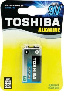 Baterie alkaliczne Toshiba 6LF22G C BP-1 SS blister 1 szt.