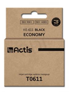 Tusz Actis KE-611 (do drukarki Epson, zamiennik T0611 standard 12ml czarny)