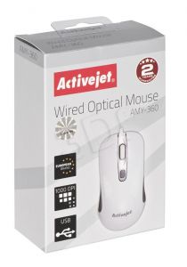Activejet mysz przewodowa USB AMY-360