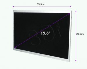 Matryca Qoltec TFT LCD (15,6\" 1366*768 świecąca 40-pin)