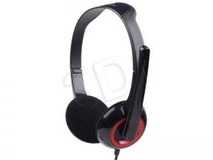 Słuchawki nauszne z mikrofonem Gembird MHS-002 (czarne)