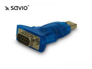 Adapter USB Savio CL-22 USB - RS232 M-M
