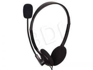 Słuchawki nauszne z mikrofonem Gembird MHS-123 (czarne)