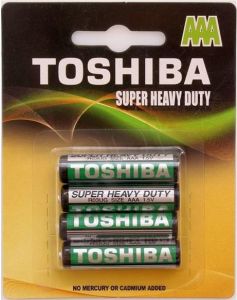 Baterie cynkowo-węglowe Toshiba R03UG BP-4TGTE SS blister 4 szt.