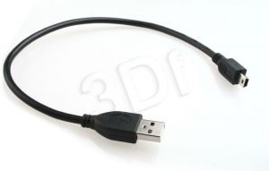 Kabel Gembird ( mini USB 5 pin Canon M-M 0.3m czarny )