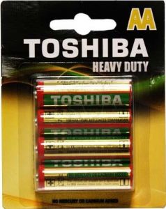 Baterie cynkowo-węglowe Toshiba R6KG BP-4TGTE SS blister 4 szt.