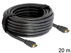 Kabel Delock ( HDMI - HDMI M-M 20m czarny )