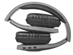 Słuchawki wokółuszne z mikrofonem Trust Mobi (czarny Bluetooth)