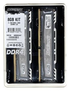 Crucial BLS2C4G4D240FSB DDR4 DIMM 8GB 2400MHz (2x4GB)