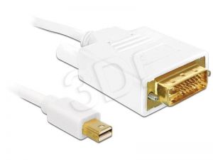 Kabel Delock ( mini Displayport - DVI M-M 2m biały )