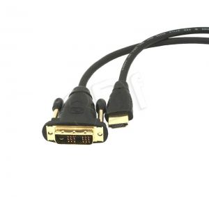 Kabel HDMI Gembird ( DVI-D(18+1) - HDMI(19PIN) M-M 1,8m czarny )