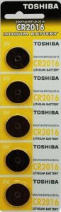 Baterie Litowe Toshiba CR2016 PW BP-5 blister 5 szt.