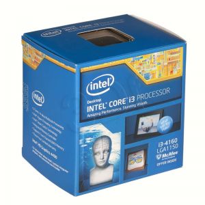 Procesor Intel Core i3-4160 BX80646I34160 ( 3600 MHz (max) ; LGA 1150 ; BOX )