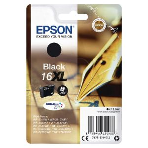 Tusz Epson T1631 (do drukarki Epson, oryginał C13T16314012 12,9ml czarny)