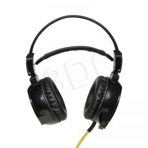 Słuchawki wokółuszne z mikrofonem I-Box X9 (Czarno-żółty)