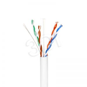 Kabel U/UTP Q-Lantec KIU6PVC305Q ( kat.6 PVC 305m drut szary ) 100% miedziany