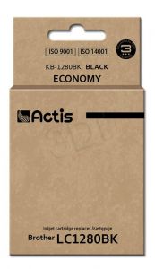 Tusz Actis KB-1280BK (do drukarki Brother, zamiennik LC1280BK standard 60ml czarny)
